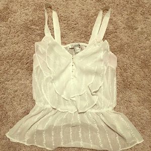 Charlotte Russe Cinched Waist Blouse